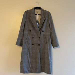 BRAND NEW PLAID COAT W TAGS